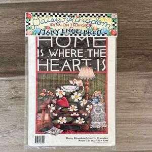 Vintage New Mary Engelbreit Daisy Kingdom Lot of 2 Iron On Transfers